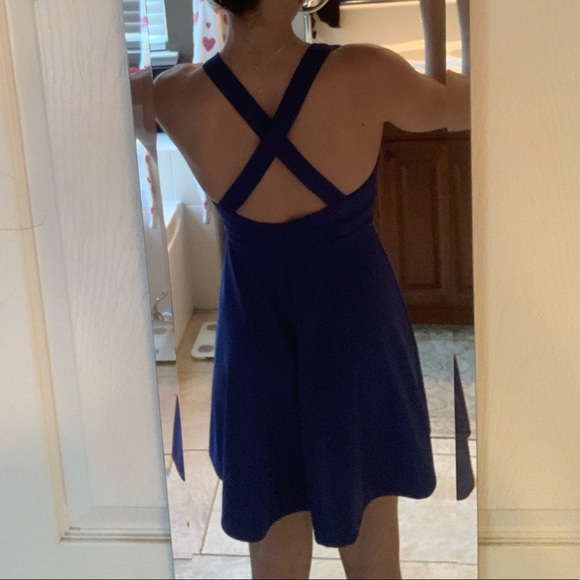 Charlotte Russe Sleeveless Royal Blue Dress - Picture 3 of 5